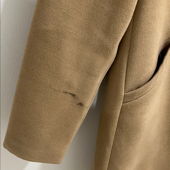 Vero Moda Women’s Coat XL Pea Coat Camel Tan Jacket Spring Fall Neutral *As Is - Picture 4 of 15
